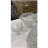Image 8 : CRYSTAL SERVING TRAYS AND DISHES AND ART GLASS BOWL