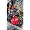 Image 2 : BOX OF 2 HARDWARE ORGANIZERS WITH CONTENTS, TRAILER LIGHTS AND EXTENTION CORD