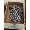 Image 2 : 3 TRAYS WELDING SUPPLIES, HOOKS, WRENCHES AND SOCKETS