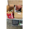 Image 1 : 2 BOXES OF 26 CANNING JARS, WATER JUG AND COLLECTIBLES