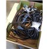 Image 3 : TRAY OF PROPANE HOSES AND RV FUSE LOADED EXTENTION ADAPTERS