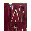 Image 8 : TRAY OF DRAFTING TOOLS, COMPASS, PROTRACTOR, SET