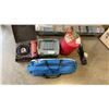 Image 1 : LOT OF CAMP ITEMS, TENT, SLEEPING BAG, FOLDING SEAT