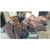 Image 1 : PIPE LINES 2XL INSULATED JACKET AND OVERALLS WITH 3 DOT MOTORCYCLE HELMETS