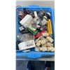 Image 2 : 4 TRAYS OF ELECTRICAL SWITCHES, HARDWARE, SOLDER