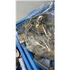 Image 8 : 4 TRAYS OF ELECTRICAL SWITCHES, HARDWARE, SOLDER