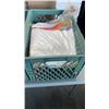 Image 8 : 3 CRATES OF SHOP CLEANERS, FASTWAX INTERIOR CLEANER, TOOLS, PAINTING SUPPLIES, CHAIN