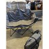 Image 2 : FOLDING CAMP LOVE SEAT WITH CARRY BAG