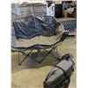 Image 2 : FOLDING CAMP LOVE SEAT WITH CARRY BAG