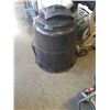 Image 2 : FARM COMPOST BIN AND GARDEN HOSE REEL WITH HOSE