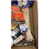 Image 8 : 2 TRAYS AND TOOLBOX WITH HAND TOOLS, HARDWARE, PUNCHES