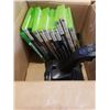 Image 2 : X BOX 360 WITH BOX OF X BOX GAMES AND GAMING JOYSTICK
