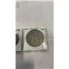 Image 2 : 3 GREAT BRITAIN COINS - 1932, 1936 HALF CROWNS .500 SILVER, AND 1977 CROWN