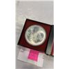 Image 2 : 1974 MONTREAL OLYMPICS (1976) 10 CENT SILVER CYCLING COIN 1.44 TROY 02 .925 SILVER