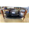 Image 2 : GLASS 3 TIER TV STAND