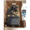 Image 3 : BOX OF CB RADIO, MOTOROLA CAR PHONE, CABLE CONVERTER AND DVD PLAYER