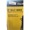 Image 2 : NEW CHAR BROIL 16 INCH BULLET CHARCOAL SMOKER - RETAIL $267