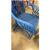 Image 8 : EASTERN JEWELRY BOX AND WICKER KIDS CHAIR