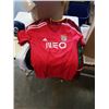 Image 8 : BOX OF SOCCER JERSEYS AND NFL HATS
