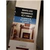 Image 2 : 60 INCH FIREPLACE MANTLE WITH 42.5 INCH TALL MANTLE LEGS