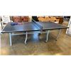 Image 2 : FOLDING PING PONG TABLE WITH NET AND PADDLES - 9 FOOT X 5 FOOT WHEN EXTENDED