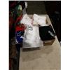 Image 1 : TRAY OF SPORTS JERSEYS AND TSHIRTS - INCLUDING TUPAC, SNOOP DOGG, STARWARS, DRAGON BALL, BUD LIGHT, 