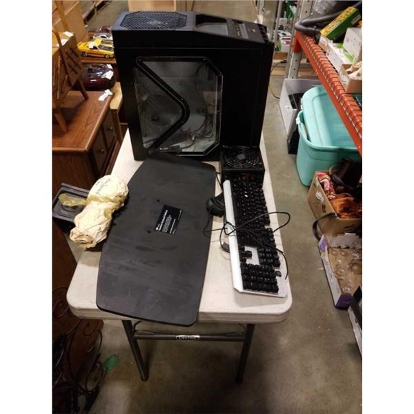 LG COMPUTER TOWER SHELL WITH EVEA SUPERNOVA 550 G3 AND GAMING KEYBOARD ...