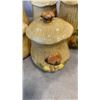 Image 2 : ARNELS 5 PIECE MUSHROOM CANNISTER SET