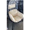 Image 2 : BRAND NEW SINGLE SWING CHAIR W/ BEIGE CUSHION - RETAIL $699