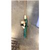 Image 8 : CRAB TRAP, FISHING ROD WITH REEL, 2 WEEDEATERS AND GOLF BAG CART AND SPLITTING MAUL