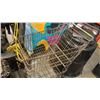 Image 2 : VINTAGE 1950S RED AND WHITE SHOPPING CART