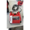 Image 2 : MILWAUKEE 2 PIECE CORDLESS 18V TOOL SET WITH 2 BATTERIES AND CHARGER TESTED AND WORKING