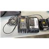 Image 2 : 4 MAKITA CORDLESS TOOLS WITH 4 18VOLT BATTERIES AND CHARGER TESTED AND WORKING