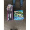 Image 1 : BEAUTYREST MEMORY FOAM AIR BED AND WHAM-O SLIP IN SLIDE IN BOX