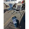 Image 1 : RIO HAMMOCK CHAIR AND FOLDING CHAIR WITH SIDE TABLE