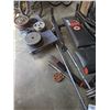 Image 2 : YORK SPACE SAVER 21 DEGREE FOLDING WEIGHT BENCH WITH 300 LBS OF FREE WEIGHTS 2 WEIGHT BARS, DUMBELL 