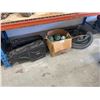 Image 1 : 2 SWING CASE STORAGE BOXES, BOX OF LANDSCAPE LIGHTS & SEPTIC LINE