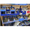 Image 2 : LARGE SHELF ASSORTED HARDWARE-PLUMBING, GAS FITTING, BOLTS, CLAMPS, ETC.