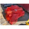 Image 1 : PALLET OF ORANGE PLASTIC CONSTRUCTION SITE FENCING