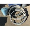 Image 1 : 3 BUNDLES BRAIDED STEEL CABLE, 1 ROLL METAL MESHING & 1 ROLL OF TWINE