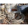 Image 2 : LARGE GROUP OF LIFT LINES,BRAIDED CABLE,SCREW PIN SHACKLES, CHAIN, ETC