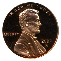 2001S PROOF Lincoln Cent Coin Graded PCGS PR69 DCAM Red (COI-4309)