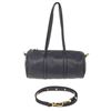 Image 1 : Mansur Gavriel Navy Blue Lambskin Leather Mini Duffle Crossbody Bag