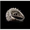 Image 3 : 14KT White Gold 2.22 ctw Diamond Ring