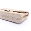 Image 3 : Chanel Beige Multicolor Quilted Boucle Tweed Double Flap Shoulder Bag
