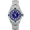 Image 2 : Rolex Ladies Stainless Steel Blue Diamond & Sapphire 26MM Datejust