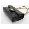 Image 3 : Chanel Black Quilted Patent Leather Small Double Flap Bag