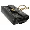 Image 4 : Chanel Black Quilted Patent Leather Small Double Flap Bag