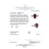 Image 5 : 3.40 ctw Pear Brilliant Rubellite And Round Brilliant Cut Diamond Ring - 18KT Ro