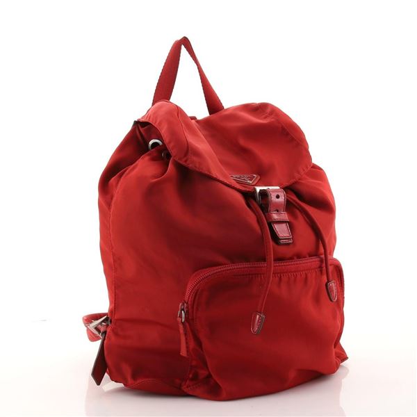 Prada Front Pocket Backpack Tessuto Medium